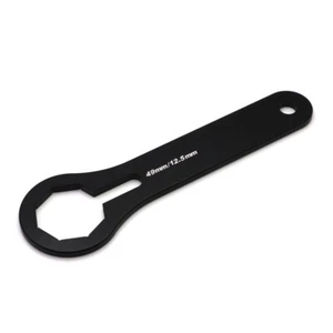 Nero 49mm Strumento chiave per tappo forcella Per Honda CRF450R Suzuki RMZ250 - Picture 1 of 9