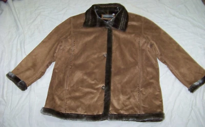 Abrigo forrado de felpa Big Chill para mujer - talla 2X Foto 1 de 4