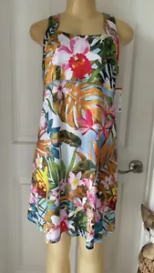 PARADISE BAY Floral. NWT. Sun Protection Too! Medium - Picture 1 of 7