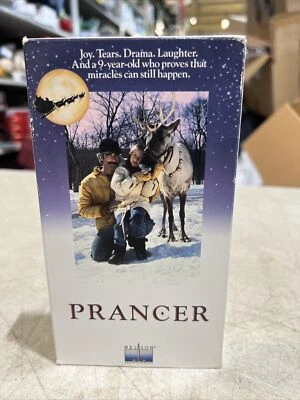 Prancer (VHS, 1990) Christmas Movie Reindeer Prancer Tested Working.  - Image 1 of 3