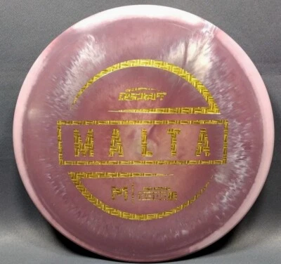 💥Discraft Malta ESP Remolino McBeth Ciruela Halo Pluma Tacto y Barras de Oro Sello de Lámina Foto 1 de 4