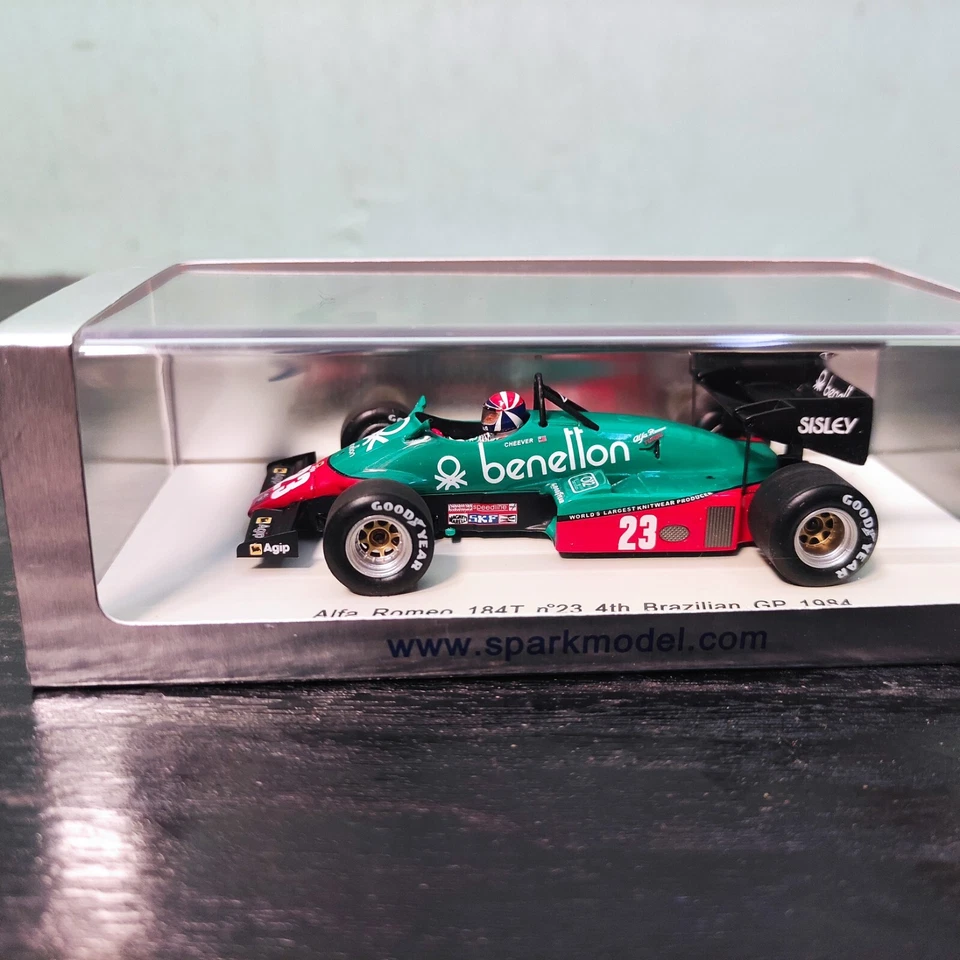 1/43 Spark Diecast S1711 - Alfa Romeo 184T #23 French GP 1984 Patrese - Nr. Mint - Immagine 1 di 4