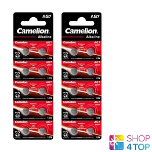 20 Camelion LR927 Alkaline Batteries LR57 395 AG7 Mercury Free 1.5V 10 Pack 202 - Picture 1 of 1