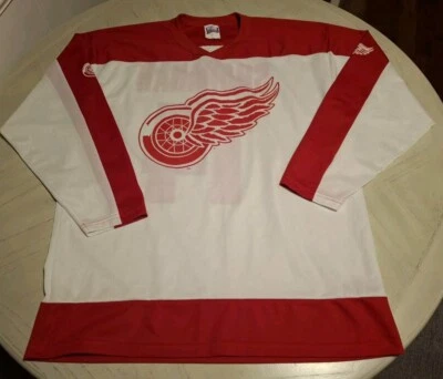 Brendan Shanahan Off The Bench Detroit Red Wings Jersey Large - Image 1 of 4
