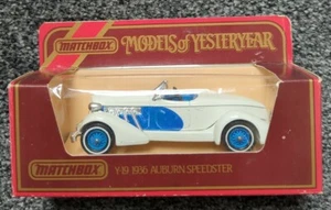MATCHBOX MODELS OF YESTERYEAR 1:42 AUBURN SPEEDSTER 1936 free delivery - Picture 1 of 3