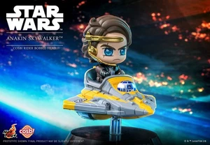 Cosbi Star Wars #037 Anakin & Jedi Starfighter (Delta-7B) Clone Wars - Picture 1 of 2