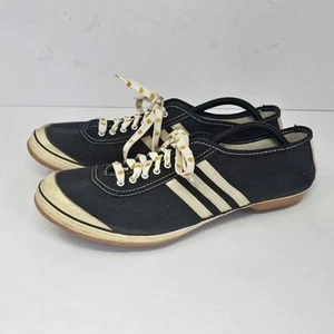 Vintage 1960s Converse Black Label Chuck Taylor Running Track Sneakers Size 13   - Picture 1 of 11