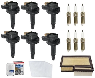 Ignition Coils Platinum Spark Plugs Fits 2015-2021 Ford Transit 350 3.5L Turbo - Image 1 of 4