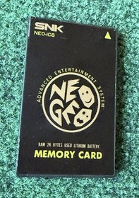 NEO GEO AES Memory Card NEO-IC8 SNK