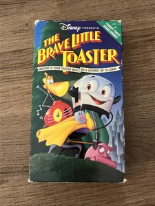 Rare Disney "The Brave Little Toaster" (VHS 1988) Slip Cover Version TESTED - Picture 1 of 8