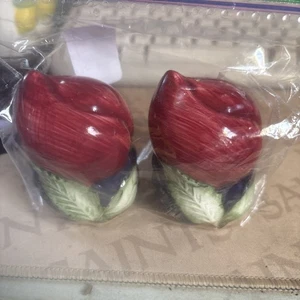 franciscan desert rose salt and pepper shakers - Picture 1 of 2