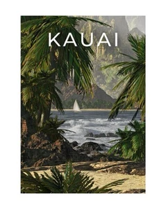 Kauai: Decorative Stacking Book for Coffee Tables & Bookshelves (Aloha Serie... - Picture 1 of 2