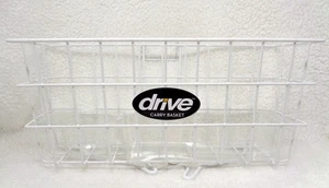 DRIVE Premium White Wire Basket for Walkers - Picture 1 of 7