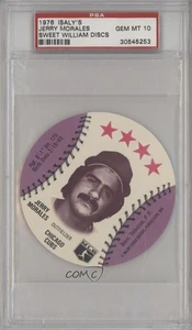 1976 MSA Discs Isaly's/Sweet William Jerry Morales PSA 10 GEM MT - Picture 1 of 3