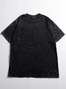 Camiseta 100% Algodón Hombro Caído Personalizada Personalizada Camiseta Personalizada con Foto - Imagen 1 de 8