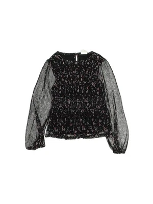 Blusa negra manga larga autoestima para niñas niños pequeños Foto 1 de 2