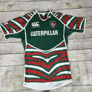 Leicester Tigers Rugby Shirt XL Canterbury Caterpillar 2014-16 Home Jersey - Picture 1 of 12