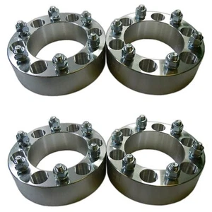 Four 6 x 5.5 139.7 Wheel Spacers 12x1.5 1.5" fit K10 K15 Frontier Titan Wagoneer - Picture 1 of 6