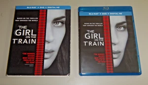 THE GIRL ON THE TRAIN BLU RAY + DD WITH SLIP COVER LIKE NEW - Picture 1 of 3