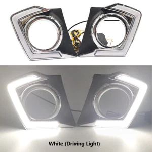 Luz de circulación diurna LED DRL lámpara blanca para Mitsubishi Triton L200 2015-2018 - Imagen 1 de 7