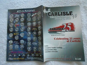 FALL,CARLISLE 1999 COLLECTOR CAR SWAP MEET & TOY SHOW-OFFICIAL DIRECTORY - Picture 1 of 2
