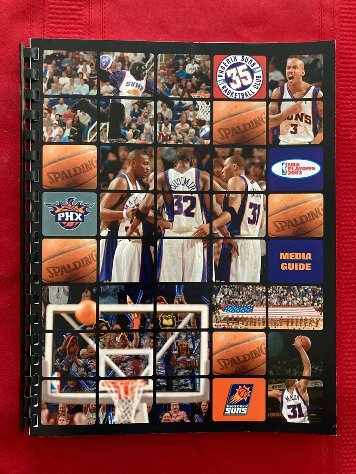 2002-2003 NBA Phoenix Suns Playoffs Media Guide / Marion / Debut Stoudemire Foto 1 de 1