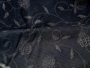 Sanderson Ambery Black FR Fabric 2.4m x 140cm - Picture 1 of 6