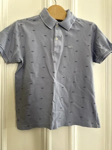 Pre-owned Lacoste Polo Shirt Lavender/ Logos, Short Sleeves 14 Teens Unisex. - Picture 1 of 3