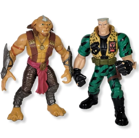 Small Soldiers Gorgonite Archer & Chip Hazzard Action Figures 1998 Hasbro 6" Cover