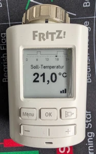 AVM FRITZ! DECT 301 Funk-Heizkörperthermostat - Weiß - Bild 1 von 2