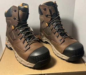 Nuevas botas de trabajo para hombre talla 11 Ace Redrock 8” CT 72221 marrón medio aislante - Imagen 1 de 10