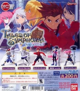 HGIF Tales of Symphonia komplett 5 Typen ungeöffnet Gashapon Bandai Vintage 2003 - Bild 1 von 15