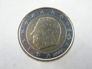 Münze 2€ Euro Belgien 2000 - Bild 1 von 2