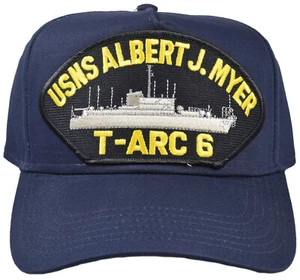 USNS Albert J. Myer T-ARC 6 Ship HAT - Navy Blue - Imagen 1 de 1