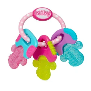 Nuby IcyBite Teether Keys - Easy Grip Design - Fun Bright Colors - Soothing - Picture 1 of 25