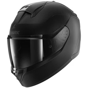CASCO MOTO INTEGRALE SHARK RIDILL 2 BLACK MATT NERO OPACO DOPPIA VISIERA TG XS - Foto 1 di 3