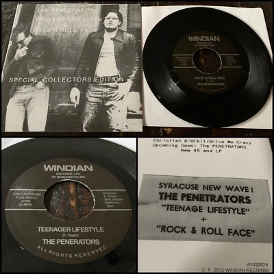 THE PENETRATORS Teenage Lifestyle 7” Vinyl The Gizmos New York Dolls DMX Testors - Image 1 of 4