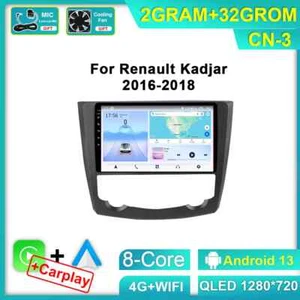 For Renault Kadjar 2016-2018 Android CarPlay Car Radio Stereo Player Screen GPS - Picture 1 of 28