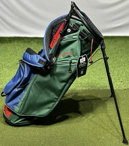 Sun Mountain Eclipse E 3.5 14-Way Stand Carry Golf Bag Forest/Sport Navy/Red NEW - Picture 1 of 8