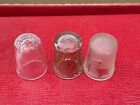 Thimbles+lot+of+3+Glass+Types%2C+Opaque%2C+Clear%2C+Patterned