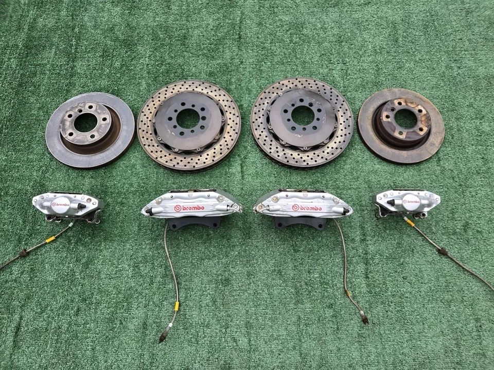 Brembo GT Big Brake Kit BMW E46 01-05 323i 325i 328i 330i All 4 Calipers Rotors - Image 1 of 4
