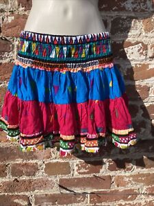 Kids-adults Free size Short skirt Rara, Ruffle Hippie/gypsy/boho/festival