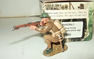 King & Country FW41, 2/5th Gloucestershire Regt kneels to Fire in 1:30 Scale. - Picture 1 of 3