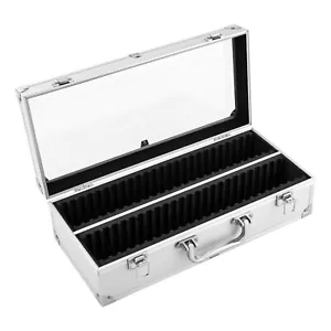 Custodia per monete con 50 slot 1,76 libbre argento push lock - Foto 1 di 14