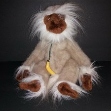 Boyds Bears Chuck Darwin 11" Plush Monkey with Banana Charm and Tags #55225