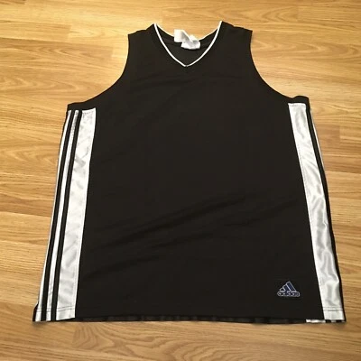 Camiseta sin mangas Adidas de malla de 3 rayas talla grande Foto 1 de 3