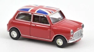 Mini Cooper S 1964 Tartan Red with Flag on Roof 1:54 Model 310521 Norev - Picture 1 of 1