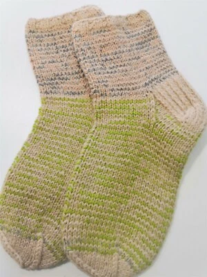 Talla 6-7 Mujer 5-6 Hombre EE. UU. / 37-38 UE Calcetines Tejidos a Mano Foto 1 de 4