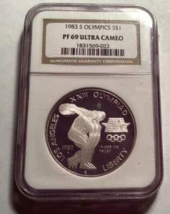 1983 S Olympics Liberty Dollar - Picture 1 of 2