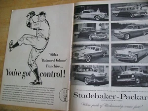 1957 Studebaker-Packard mag auto camion linea completa pubblicità-poster-size-ball - Foto 1 di 2